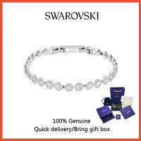 ♈ Swarovski ♈ Vòng tay thời trang nữ Vòng tay thiên thần bông tuyết bạc sterling S925 đính kim cương Quà tặng ngày lễ tình nhân Quà tặng sinh nhật