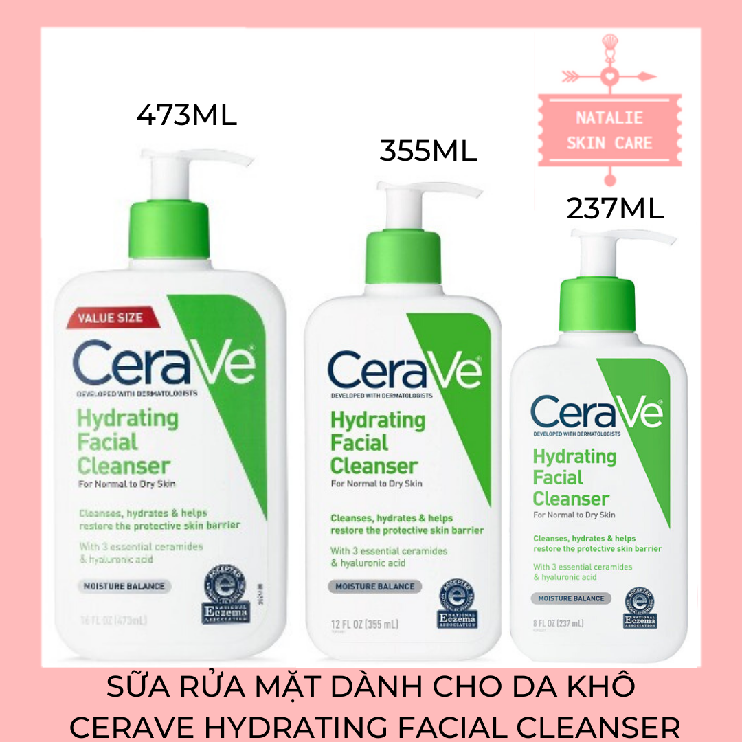 [Hcm][Đủ Size] Sữa Làm Sạch Da Cerave Hydrating Facial