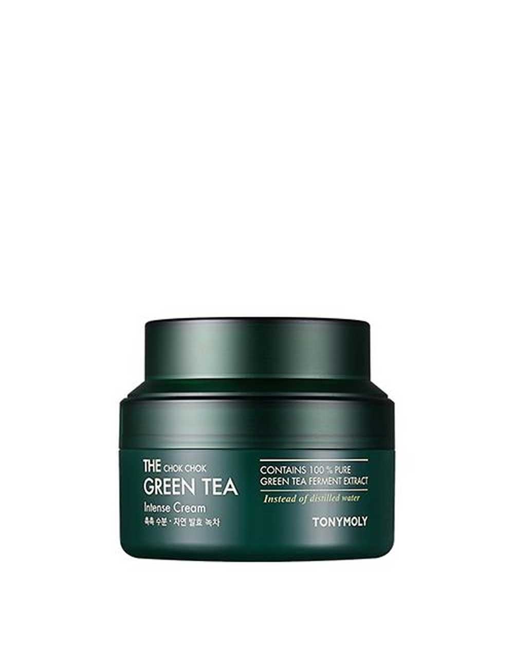 Kem Dưỡng Da Trà Xanh Cấp Ẩm Chống Ôxy Hóa Cho Da Khô Tonymoly The Chok Chok Green Tea Intense Cream