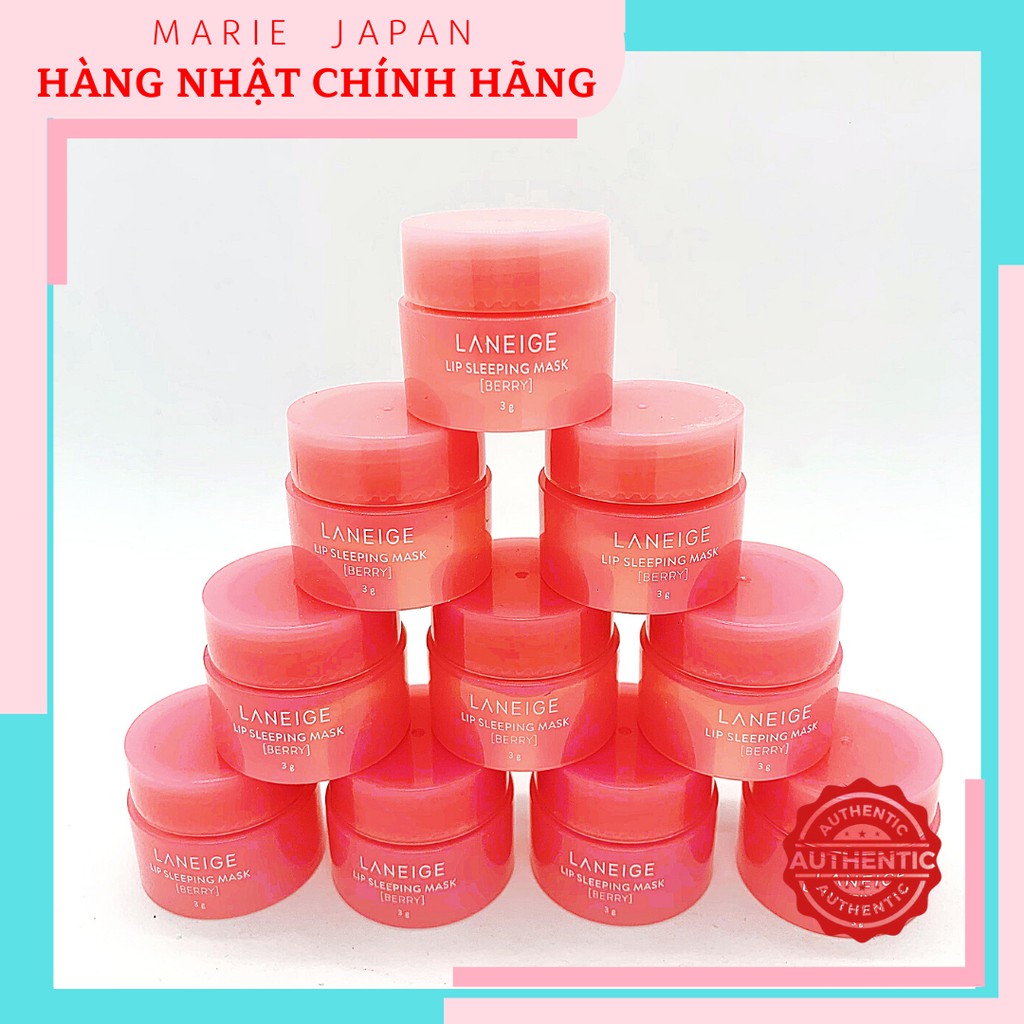 [HCM]Mặt Nạ Ngủ Cho Môi Laneige Lip Sleeping Mask 3G Hương Berry Hàn Quốc