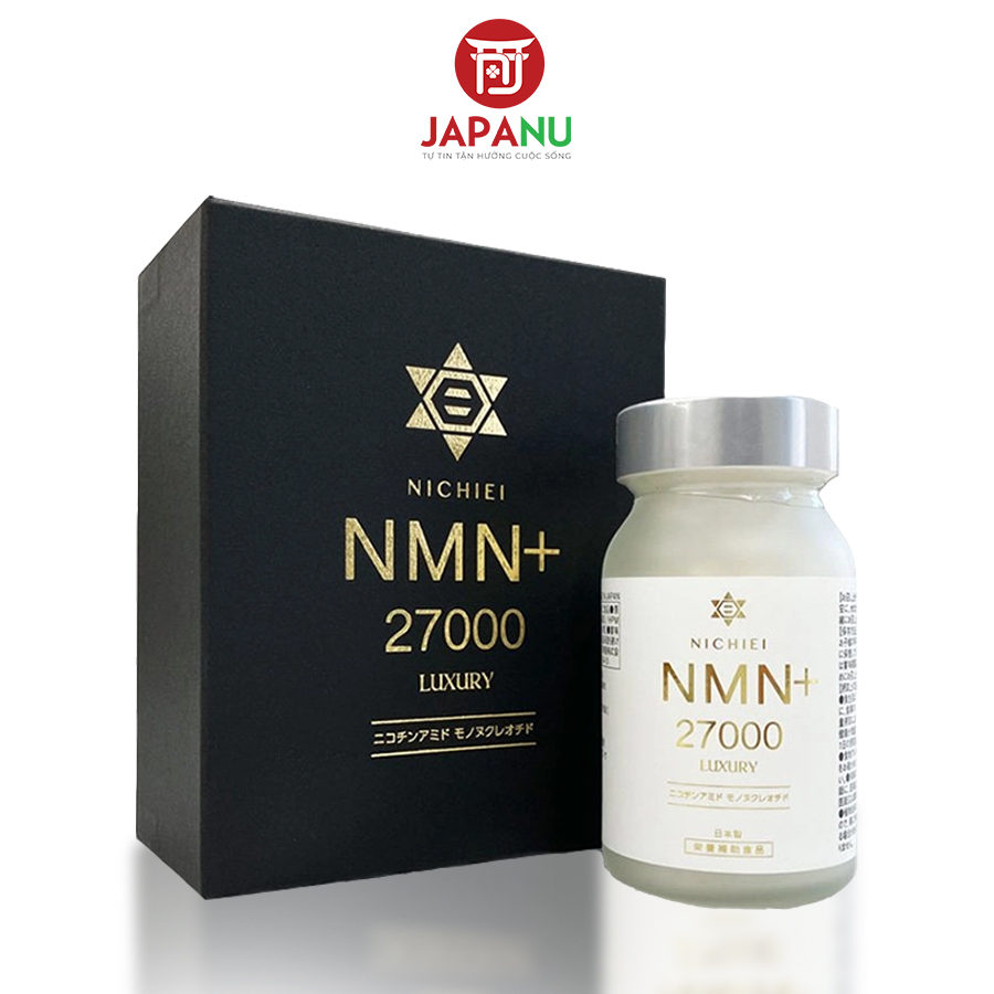 NMN 27000 Luxury 90 Viên Nhật Bản - Hỗ Trợ Làm Chậm Lão Hóa