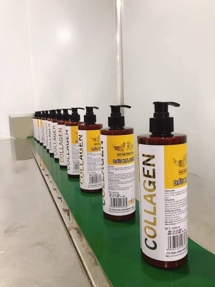 Dầu Gội Bưởi Collagen Điều Trị Gàu Rụng Tóc (Trân Trân Perfect Skin)