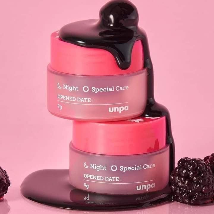 [Hcm]Mặt Nạ Ngủ Môi Dưỡng Ẩm Chống Lão Hóa Unpa Bubi Bubi Lip Mask 9G