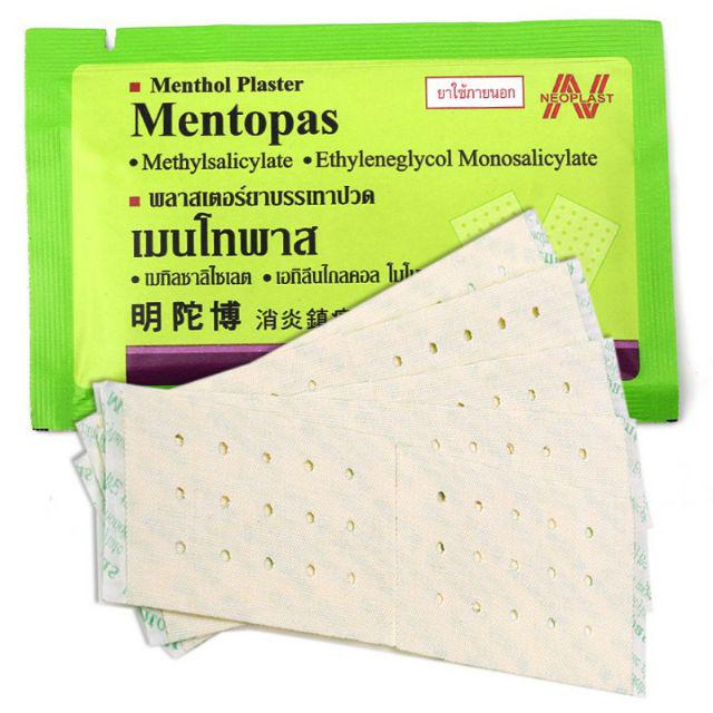 1 Hộp Mentopas Giảm Đau Nhức Mỏi Thái Lan Có 200 Miếng