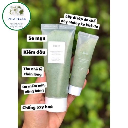 Tẩy da chết Huxley mini secret sahara scrub mask 30g