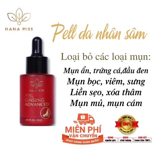 SERUM NHÂN SÂM HANA MISS CAM KẾT HÀNG CHÍNH HÃNG NEW