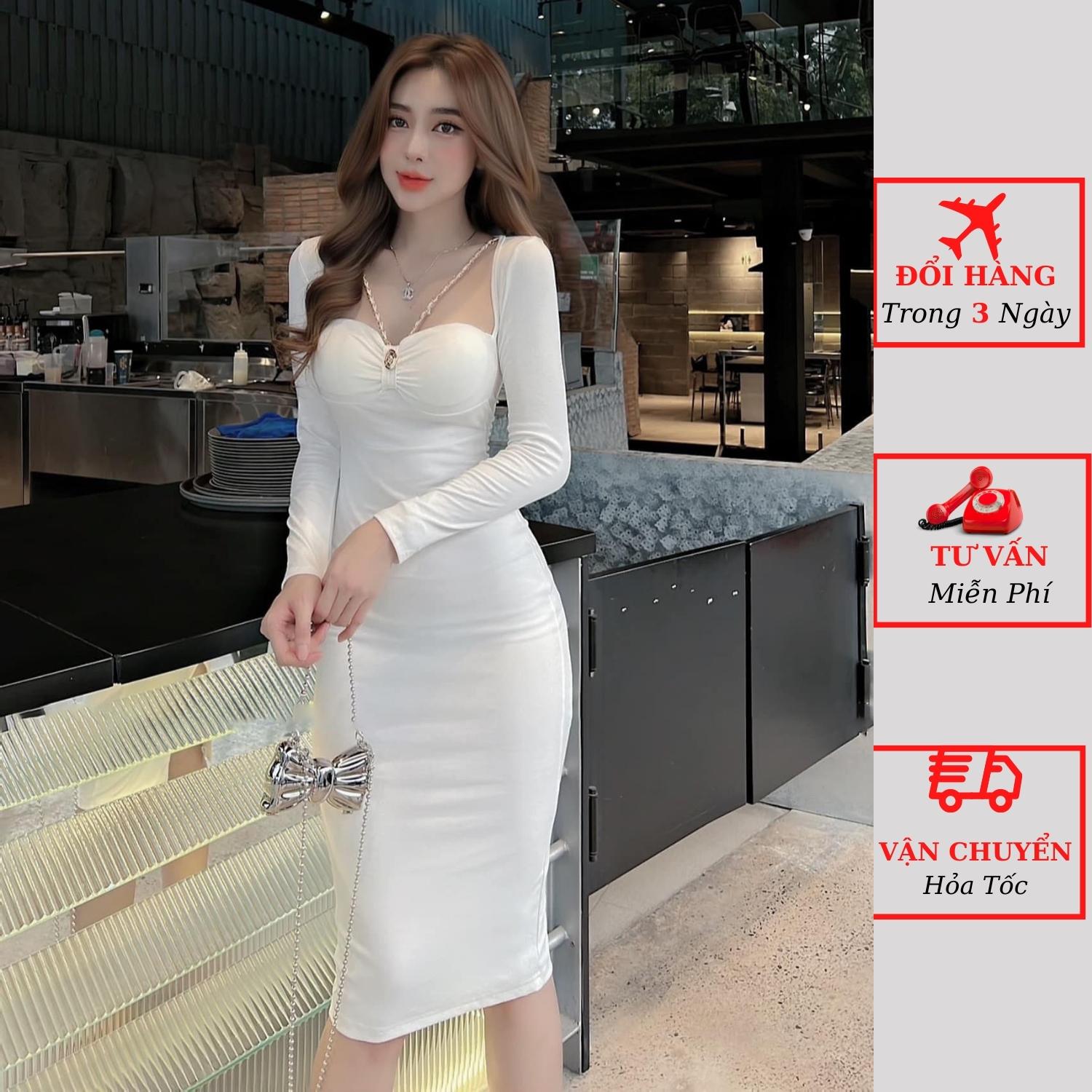 Váy thu đông dài tay Ambb – Tổng Kho Hương Nhu