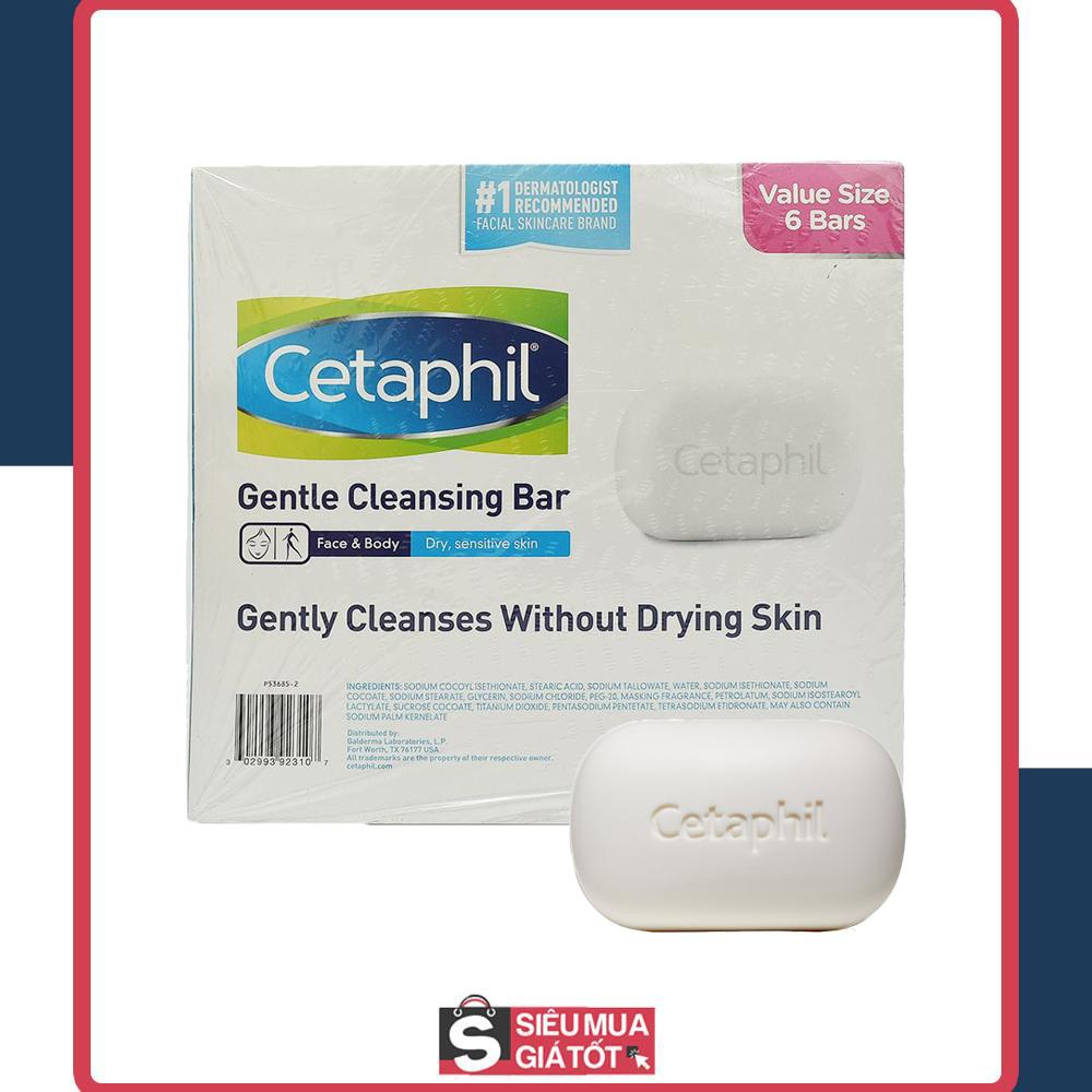 [HCM]XÀ PHÒNG CETAPHIL GENTLE CLEANSING BAR 127G ( 1 Viên )