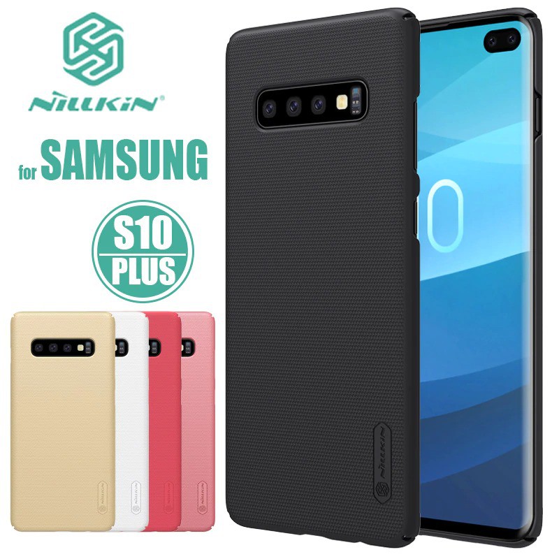 Ốp Lưng Nillkin Sần Cho Samsung Galaxy S10 Plus Ốp Lưng Cứng Nillkin Sần Cho Samsung S10 Plus (Màu Đ