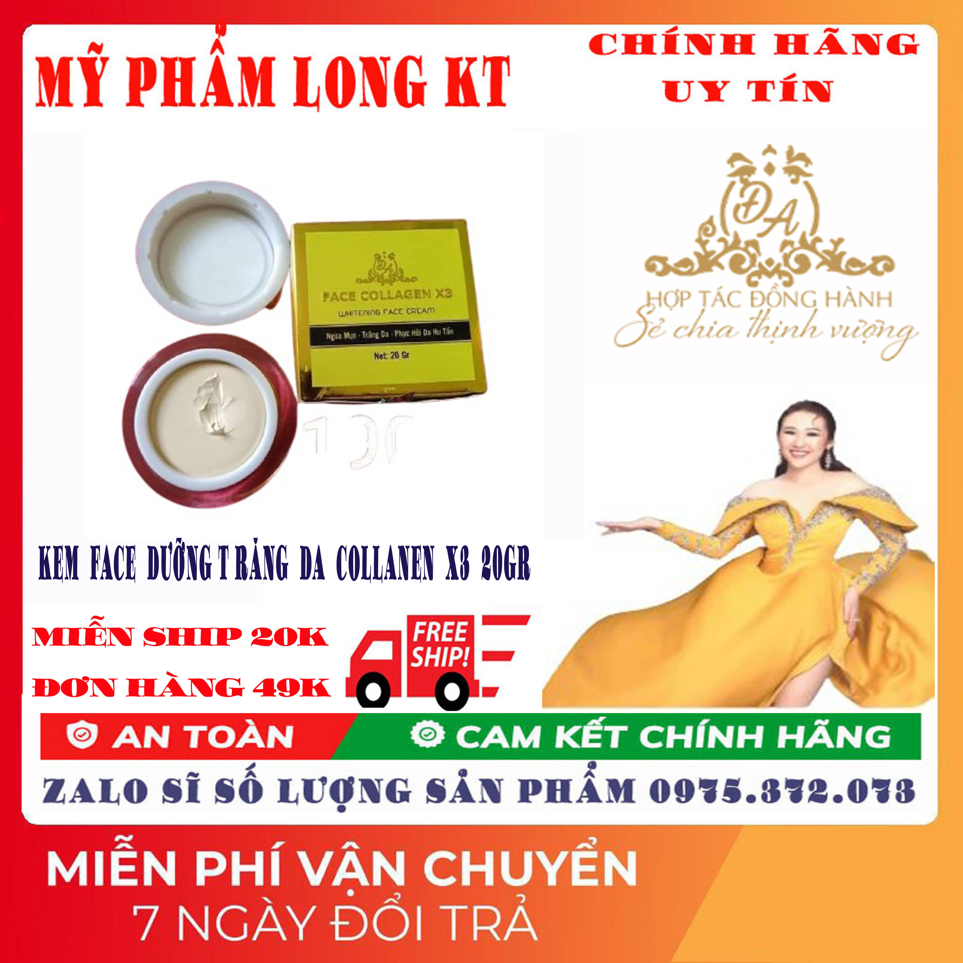 [ Hot Sale - Cam Kết Chính Hãng 100% - Team Cào - Đông Anh ]Face X3 Colagen Dưỡng Mịn Da - Kem Dưỡng Trắng Da Colagent X3 Đông Anh Chuyên Trắng Mịn Căng Bóng Da Tạm Biệt Khuôn Mặt Nhợt Nhạt Mỗi Sáng Nói Không Với Hàng Tá Loại Phấn Phủ