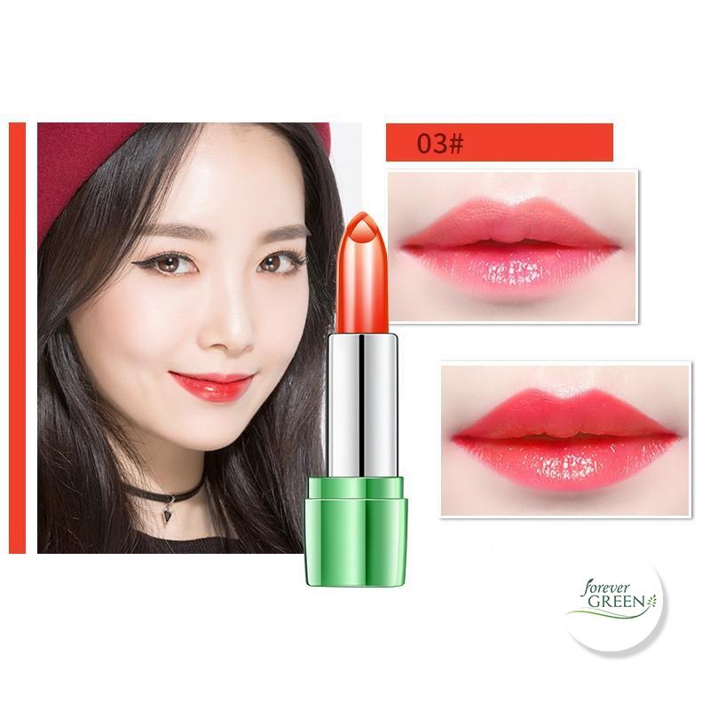 Son dưỡng ẩm đổi màu theo nhiệt độ Aloe Maycreate MC191
