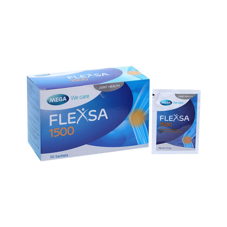 Flexsa 1500 Hết Thoái Hóa Khớp Đau Khớp Sản Xuất Tại Úc Hộp 30 Gói