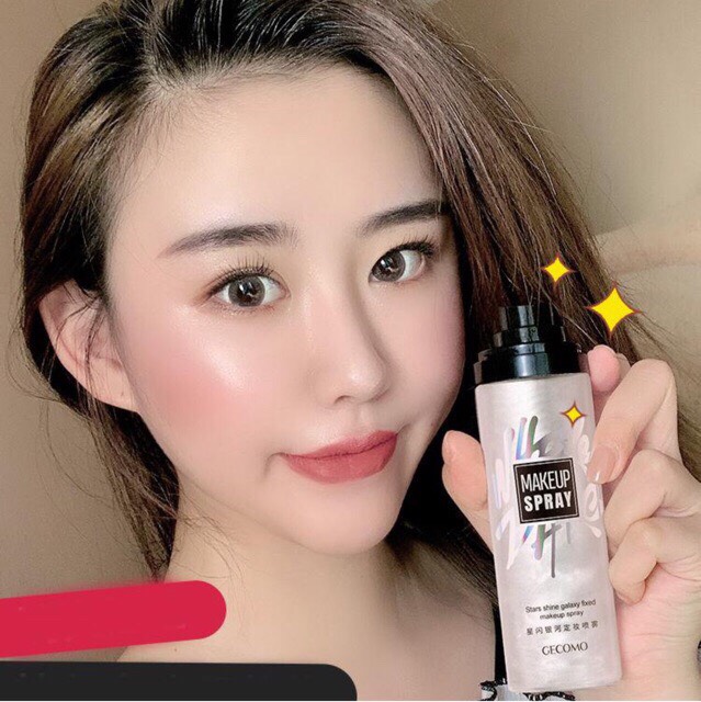 Xịt Nhũ Cố Định Lớp Trang Điểm Gecomo Star Shine Galaxy Spray Bản Dupe Của Mac Fix+ Shimmer Mxx
