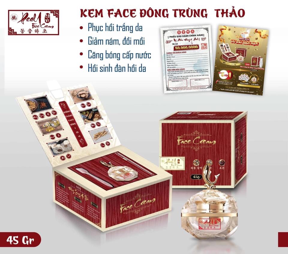 Kem Face Đông Trùng Hạ Thảo Chính Hãng Hàng Cao Cấp