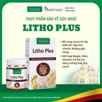 Viên uống bổ sung Canxi hữu cơ từ tảo biển đỏ Litho Plus cho phụ nữ có thai người già loãng xương - Chính hãng Sanct Bernhard - CHLB Đức