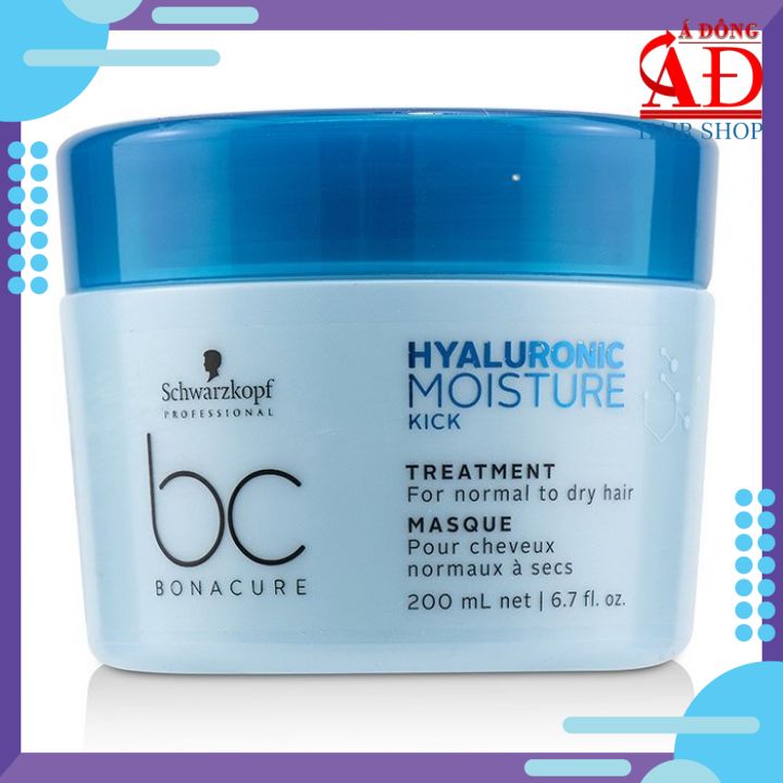 Dầu Hấp Ủ Tóc Schwarzkopf Bc Bonacure Moisture Kick Micellar Treatment Giữ Ẩm Tóc Khô Giòn Và Xoăn Đức 200Ml