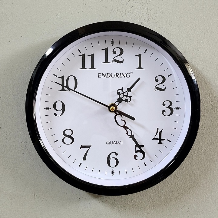 ĐỒNG HỒ TREO TƯỜNG TRÒN KIM TRÔI 25CM ENDURING