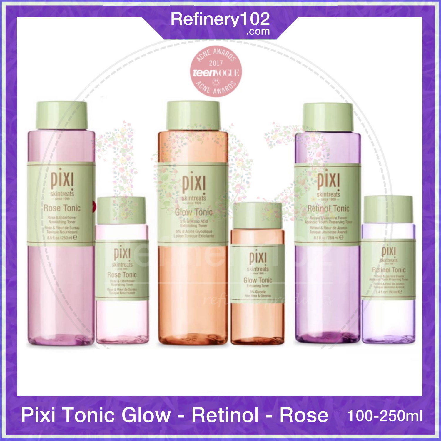 Pixi Glow Tonic - Toner Tẩy Da Chết Chống Lão Hóa Cân Bằng Giữ Ẩm