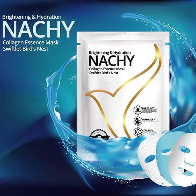 Nachy Collagen Essence Mask - Mặt Nạ Yến