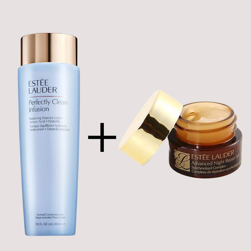 Nước cân bằng cấp ẩm Estee Lauder Perfectly Clean Infusion Balancing Essence Lotion with Amino Acid + Waterlily - Essence Lotion 400ml.