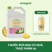 Combo 3 Nước Ngâm Rửa Rau Củ Quả Sinh Học ENZYCO 1LAcid Hữu Cơ 6% Loại Bỏ E.coli Tụ Cầu Vàng Gây Tiêu Chảy Nôn Mửa Khử Tanh Thịt Cá