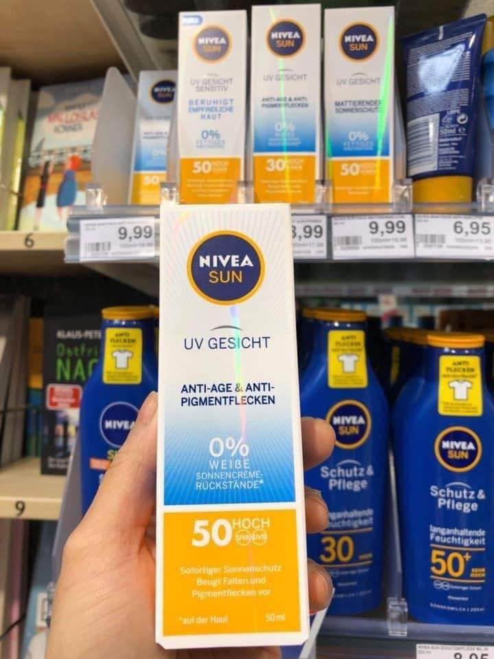 Kem Chống Nắng Nivea Sun Đức