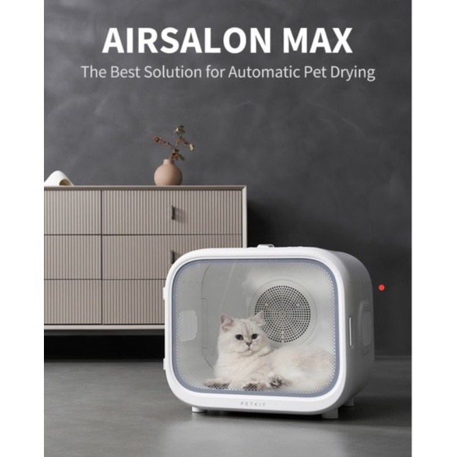 PETKIT AIR SALON MAX MAX PRO- LỒNG MÁY NHÀ SẤY TỰ ĐỘNG CHO CHÓ MÈO VÀ THÚ CƯNG