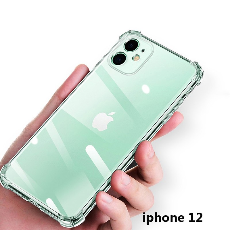 [ĐỘ iP12] Ốp lưng iPhone 6 6S 6S Plus 7 7 Plus 8 8Plus XR XS XS Max 11 Pro 11 Pro Max 12 Pro Max - CHỐNG BẨN FULL VIỀN - nhựa dẻo - Bên trong có lot nhung