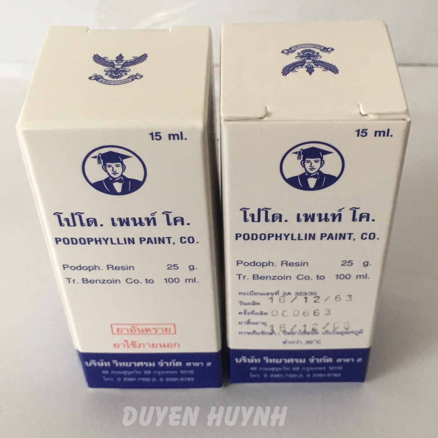 [Hcm]Podophyllin 25% Thái Lan Chai 15Ml