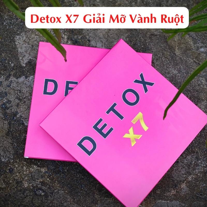 Viên Uống Giảm Detox X7 Giảm Vành Ruột - Thải Mỡ Nội Tạng Giành Cho Nhưng Cơ Địa Khó Giảm Mập Lâu Nă