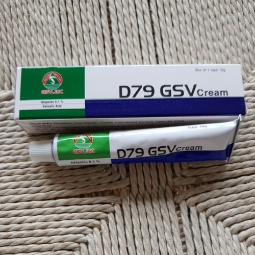 [Hcm]D79 Gsv Cream Giảm Mụn Trứng Cá Mụn Lưng [Chính Hãng]