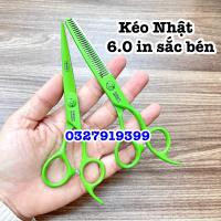 WAHL Kéo cắt tóc 6.0 in cao cấp - Kéo Nhật WAHL 6.0 in thép S440C đỏ sắc bén chính xác tiện dụng ( WAHL Đỏ )