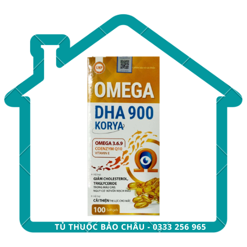 Omega 369 DHA 900 KORYA Vitamin E - Giảm cholesterol