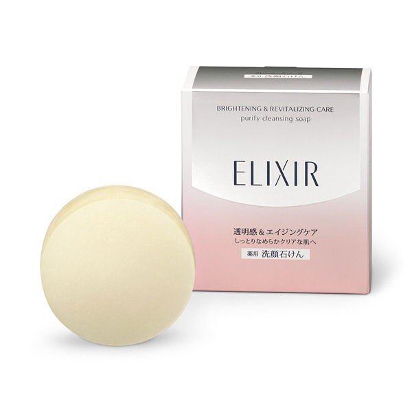 Xà Bông Rửa Mặt Trắng Da Shiseido Elixir Purify Cleasing Soap (100G)