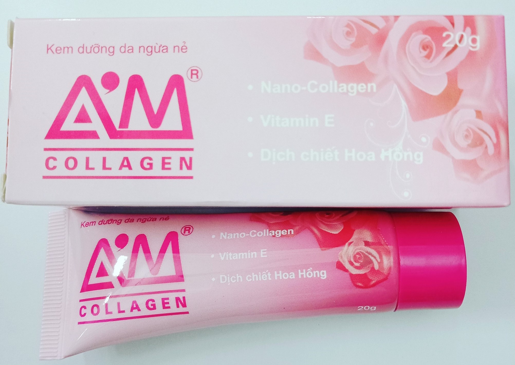 Kem Dưỡng Da Giảm Nứt Nẻ Am Collagen ( Tuýp 20G)