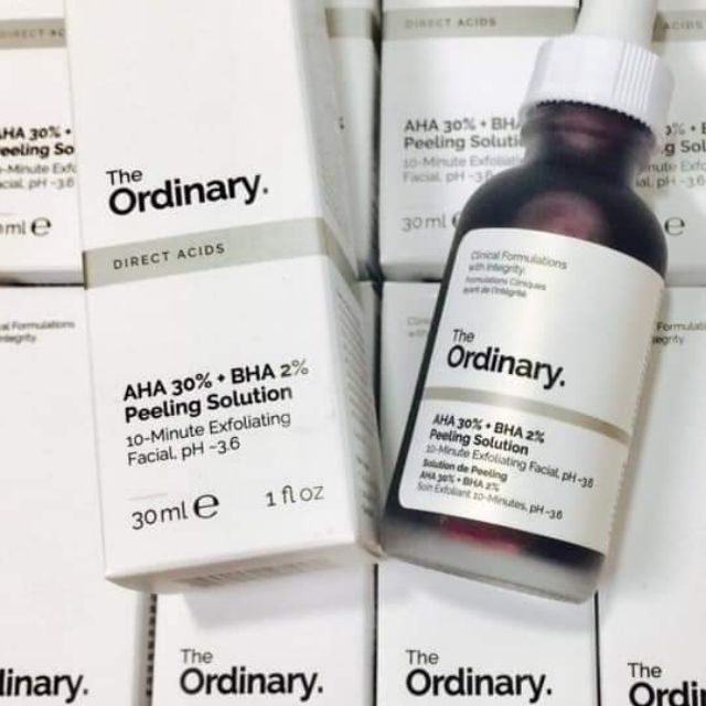 Serum Peel Da Hoá Học The Ordinary Aha 30% Bha 2% Peeling Solution Cam Kết Hàng Đúng Mô Tả Chất Lượng Đảm Bảo An Toàn Đến Sức Khỏe 