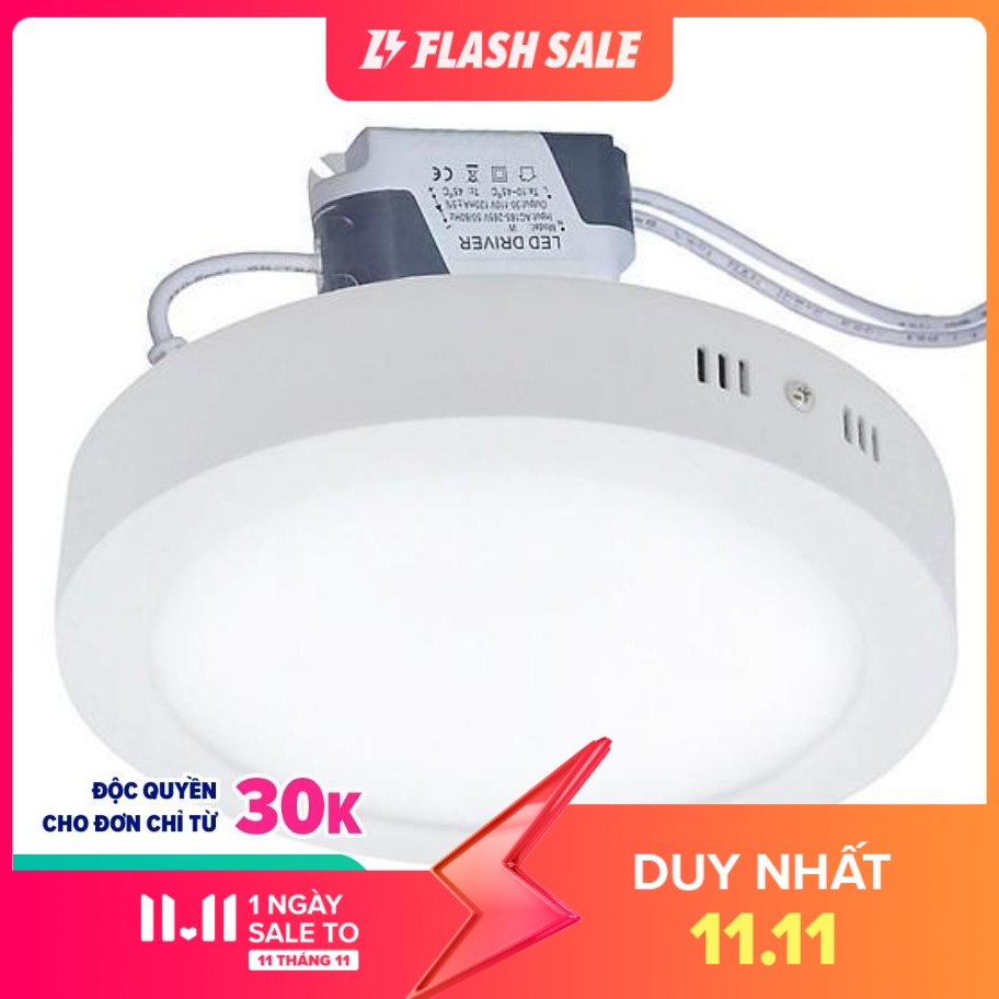 Đèn Led Ốp Trần nổi 18w Tròn cao cấp bảo hành 12 tháng. Công suất : 18w