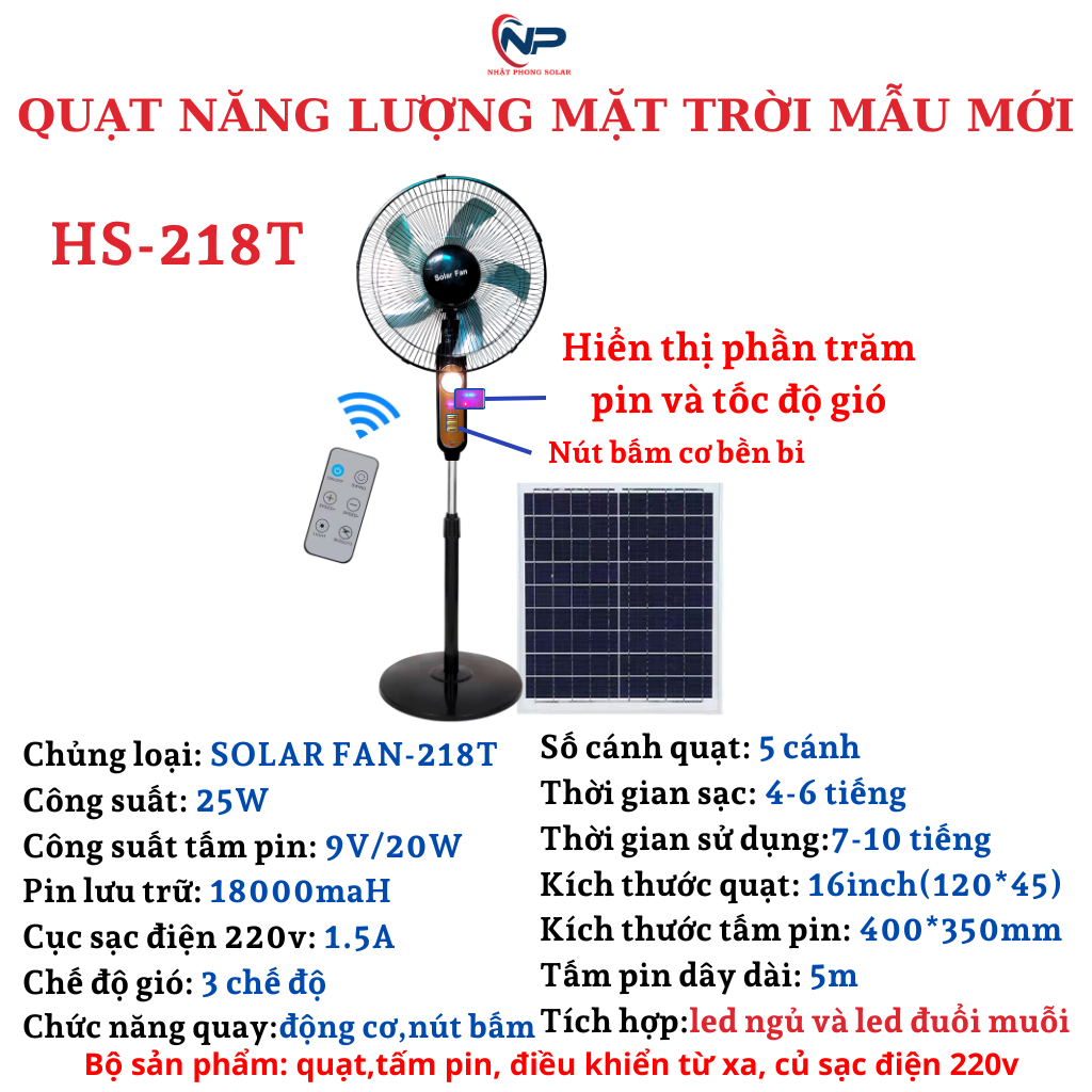 [0 đồng vận chuyển]Quạt năng lượng mặt trời quạt tích điện chạy bằng lăng lượng mặt trời  dạng nằm c