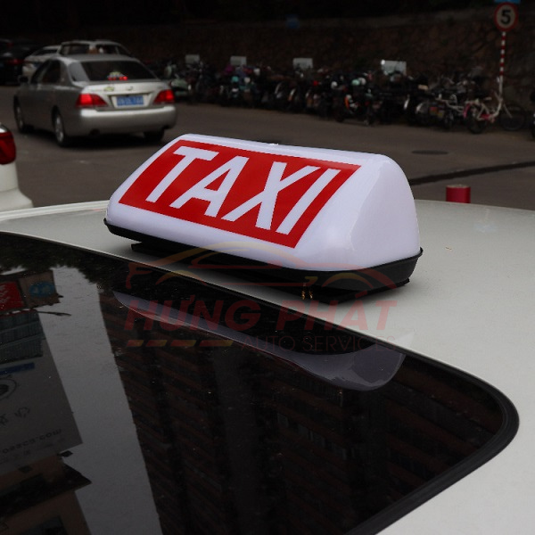 Mào TAXI Đế Hút Nam Châm Có Đèn