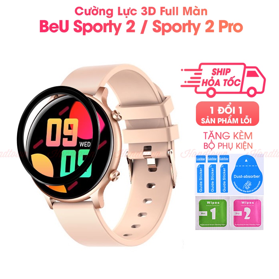 MUA 1 TẶNG 1 Cường lực dẻo 3D full màn BeFit Sporty 2 / Sporty 2 Pro đồng hồ thông minh BeU trong su