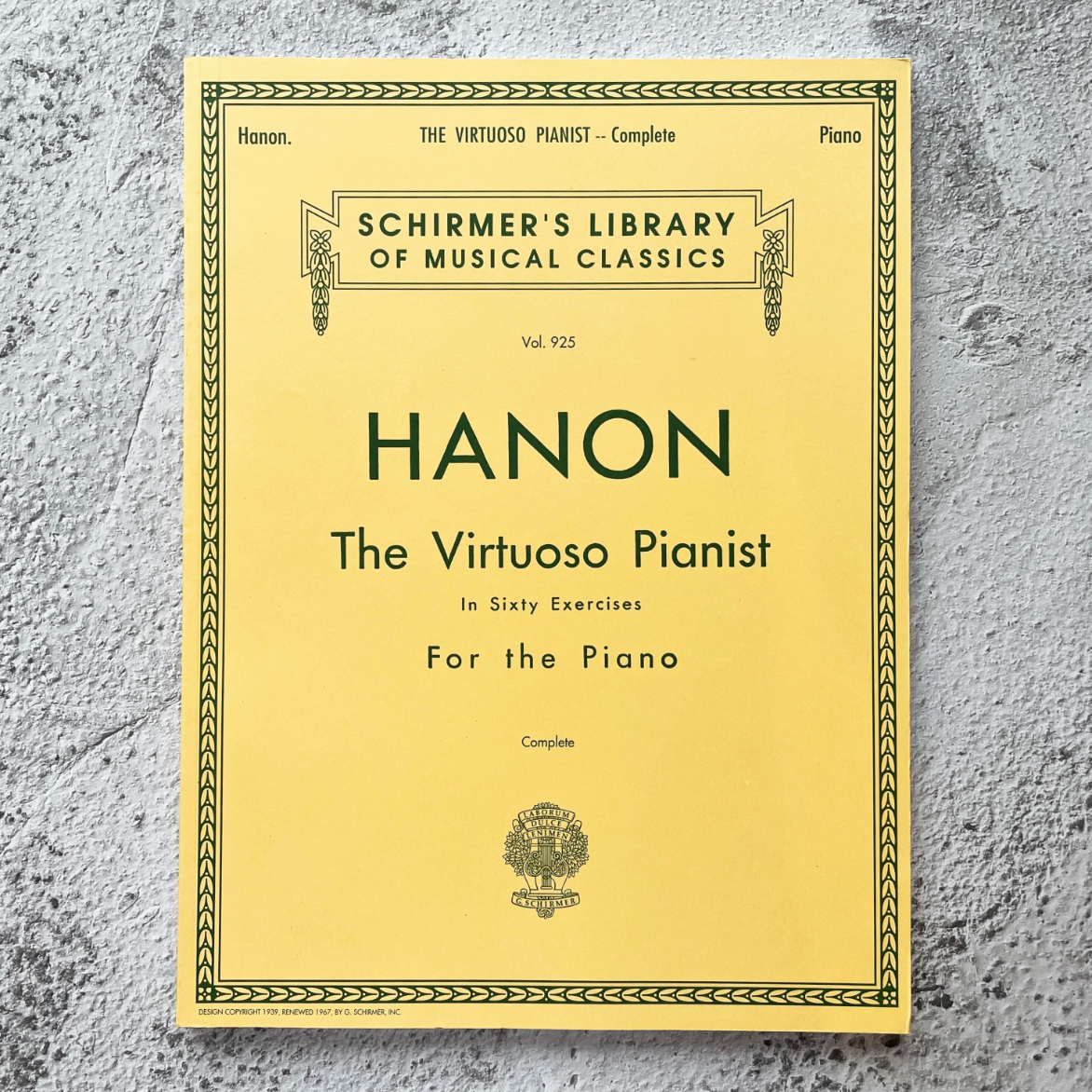 Sách luyện ngón piano Hanon (G. Schirmer, Inc) - Hanon