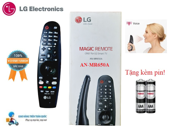 Remote Điều khiển tivi LG giọng nói 2017 MR650A các dòng tivi LG 2017- Hàng mới chính hãng Fullbox L