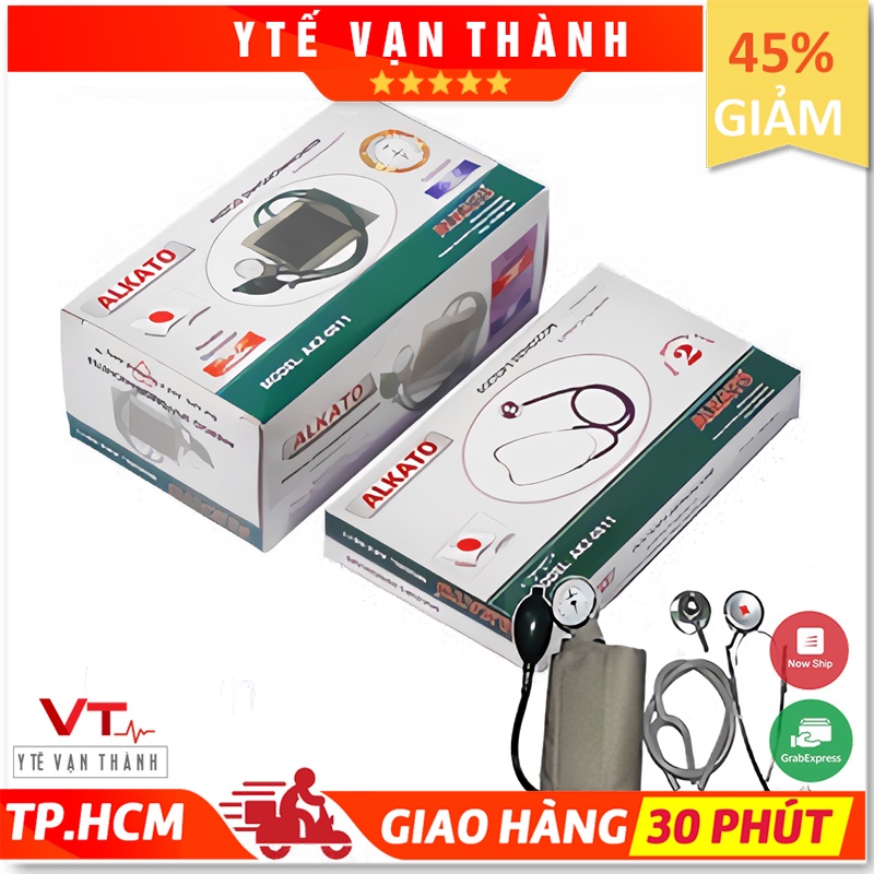 ✅ Máy Đo Huyết Áp Cơ: Alkato Ak2 - 0811 (Trọn Bộ Gồm Ống Nghe) - Vt0036 [ Y Tế Vạn Thành ]