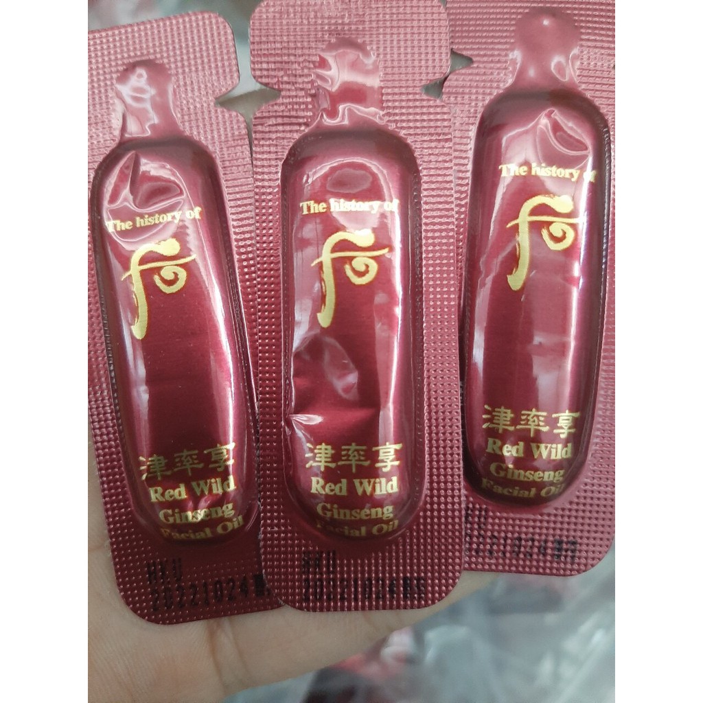 [HCM]Combo 10 gói huyết thanh tinh dầu Whoo đỏ chất lượng sản phẩm đảm bảo an toàn đến sức khỏe người dùng và cam kết hàng đúng mô tả