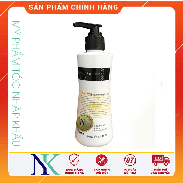 [Hcm]Gel Tạo Kiểu Tóc Xoăn Prosee Styling Treatment 240Ml