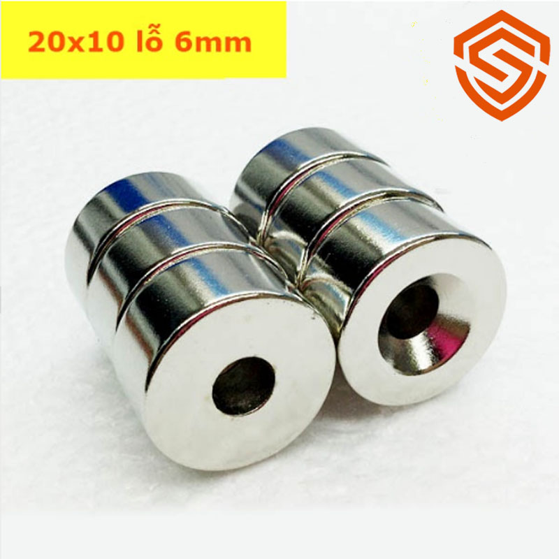 Nam châm tròn có lỗ loại đất hiếm nhiều kích thước