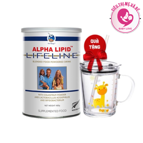 Sữa non Alpha Lipid Lifeline 450g chính hãng New Zealand