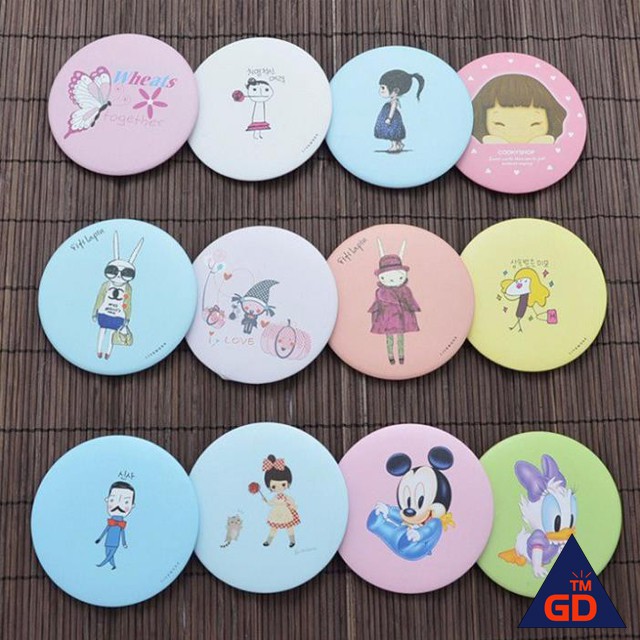 Gương mini dễ thương Hàn Quốc (1 cái) (GM01) Thông Minh Đa Năng