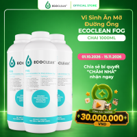 Xử Lý Dầu Mỡ - Khử Mùi Đường Ống Lỗ Thoát Nước - Vi Sinh EcoClean FOG
