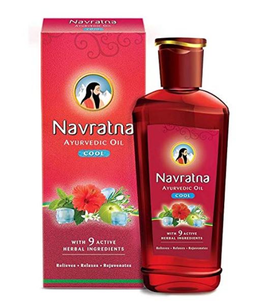 Tinh Dầu Massage Body - Tinh Dầu Mọc Tóc Thảo Dược - Oil Navratna India 200Ml